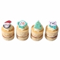 Preview: Edible Sugar Decorations - North Pole Express (Set of 12)